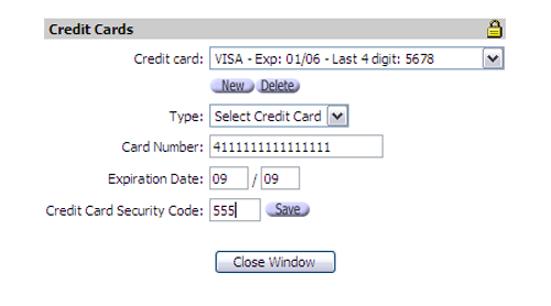 Credit Card Processing