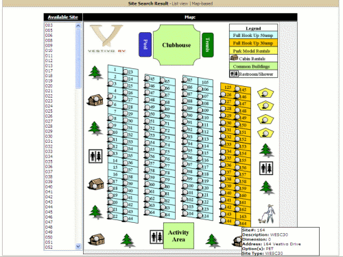 Reservation Page